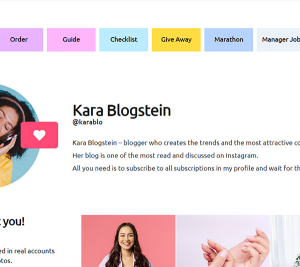 Blogga - İnstagram Blogger Elementor Şablon Kiti