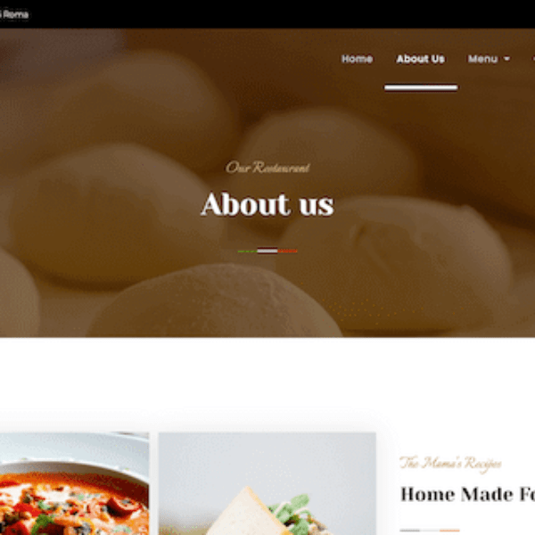Pizzeria - Trattoria İtalian Restaurant Elementor Te