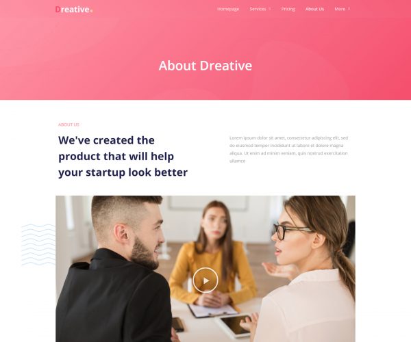 Dreative - Ajans Elementor Şablon Kiti Dreative - Ajans Elementor Şablon Kiti