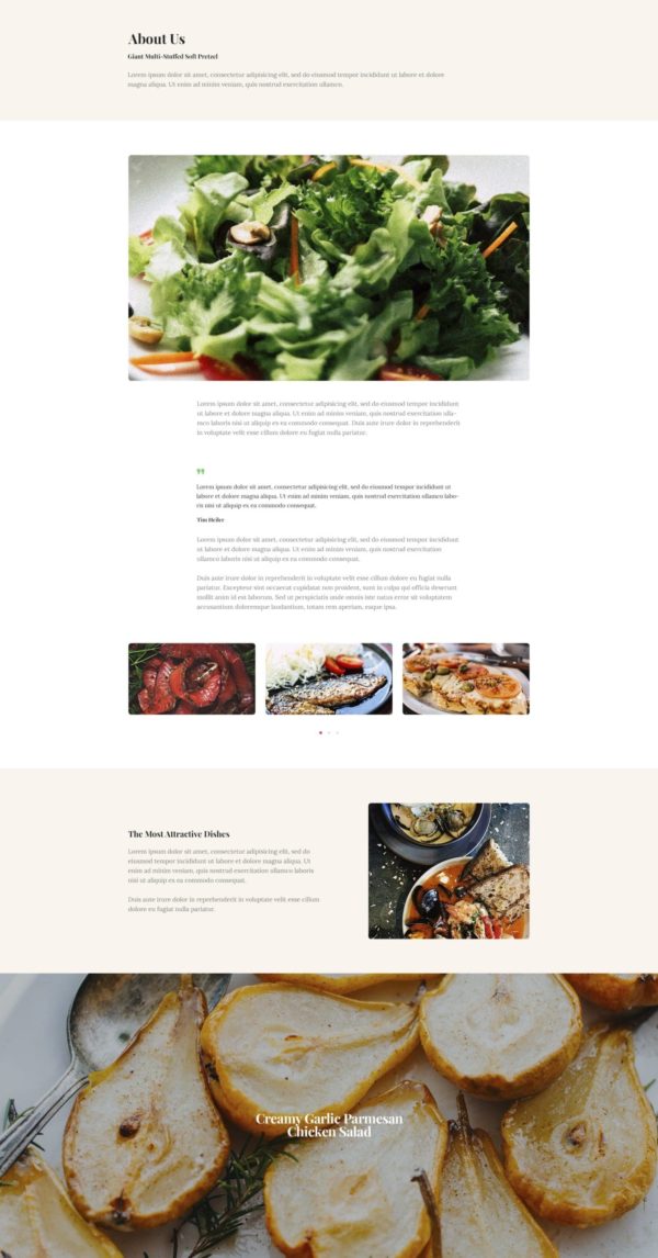 Especio - Food Blog Elementor Şablon Kiti Especio - Food Blog Elementor Şablon Kiti