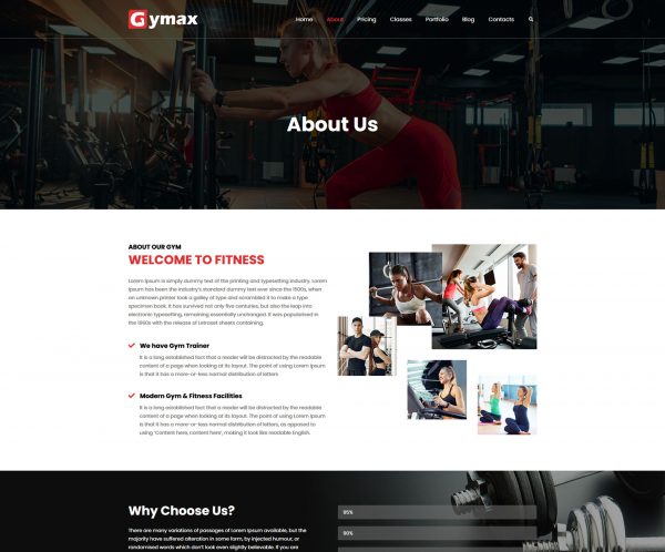 Gymax - Spor Salonu Fitness Şablon Kiti