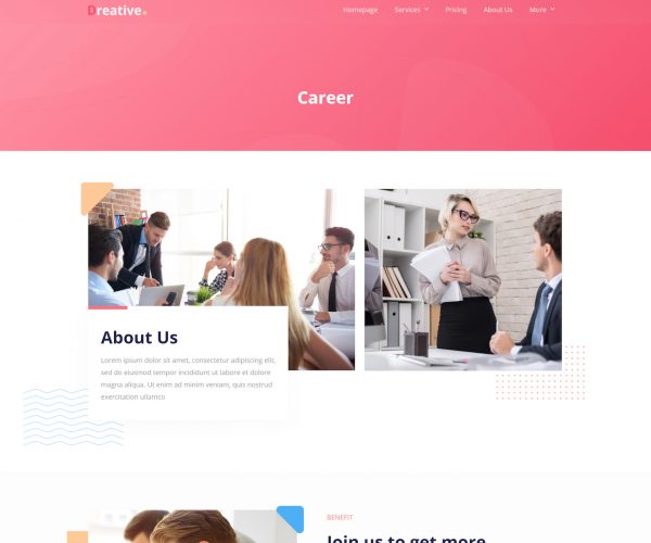 Dreative - Ajans Elementor Şablon Kiti Dreative - Ajans Elementor Şablon Kiti