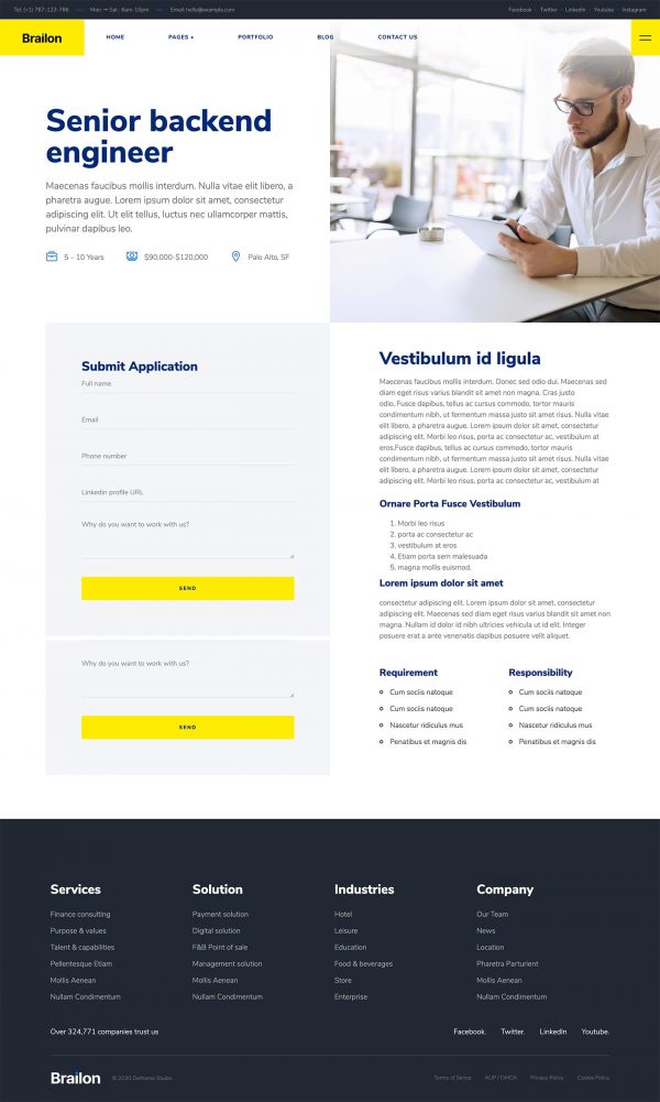 Brailon - Çok Amaçlı Elementor Şablon Kiti Brailon - Çok Amaçlı Elementor Şablon Kiti