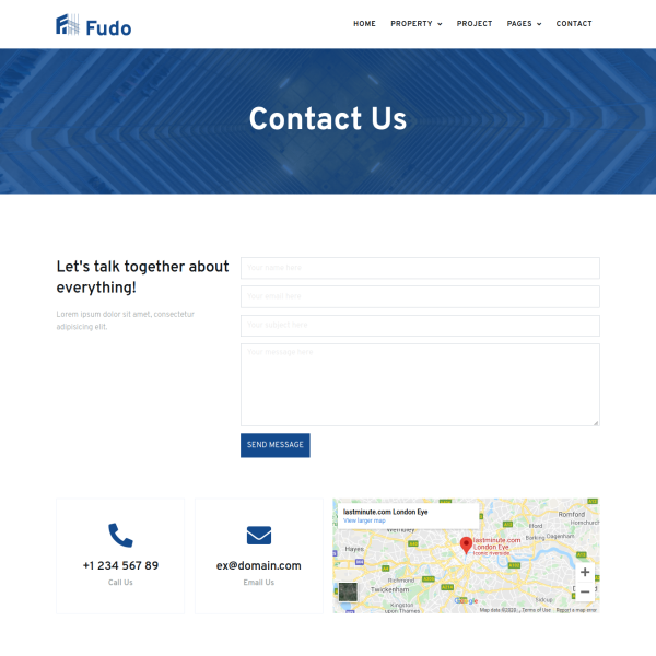 Fudo - Emlak Elementor Şablon Kiti Fudo - Emlak Elementor Şablon Kiti