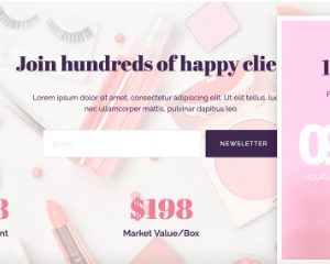 Beautybox - Güzellik Salonu Makyaj Elementor Şablon Kiti