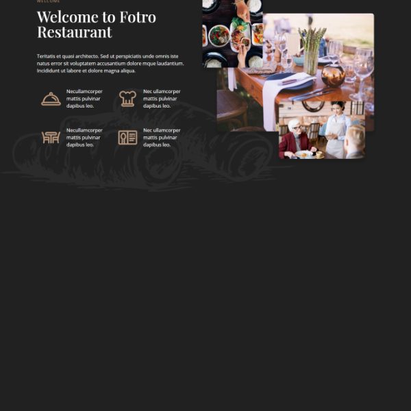 Fotro - Food Restaurant Elementor Şablon Kiti Fotro - Food Restaurant Elementor Şablon Kiti