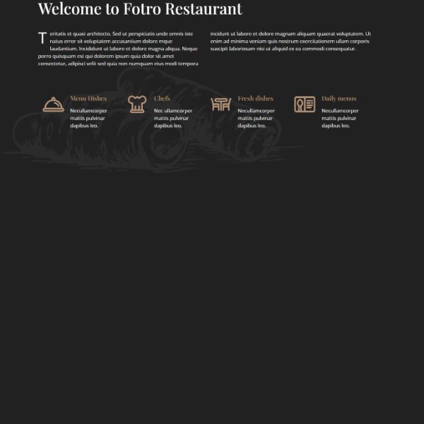 Fotro - Food Restaurant Elementor Şablon Kiti Fotro - Food Restaurant Elementor Şablon Kiti