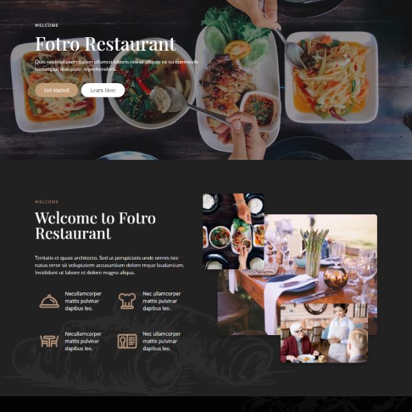 Fotro - Food Restaurant Elementor Şablon Kiti Fotro - Food Restaurant Elementor Şablon Kiti