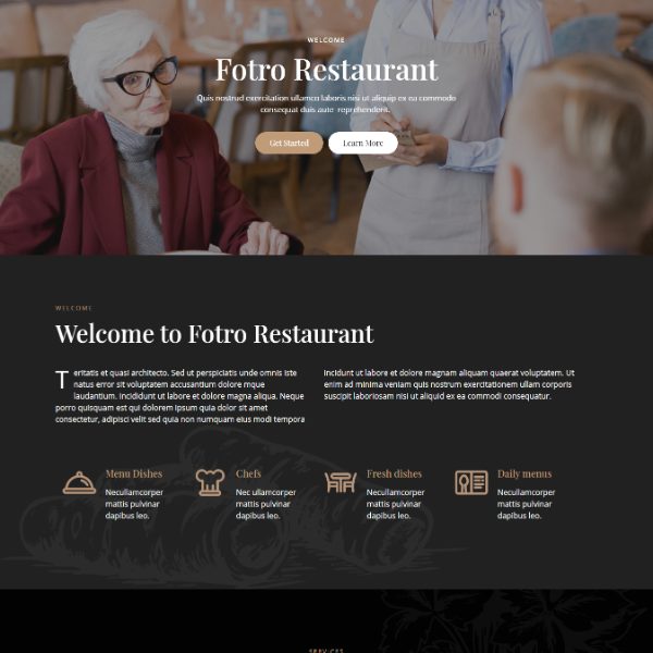 Fotro - Food Restaurant Elementor Şablon Kiti Fotro - Food Restaurant Elementor Şablon Kiti