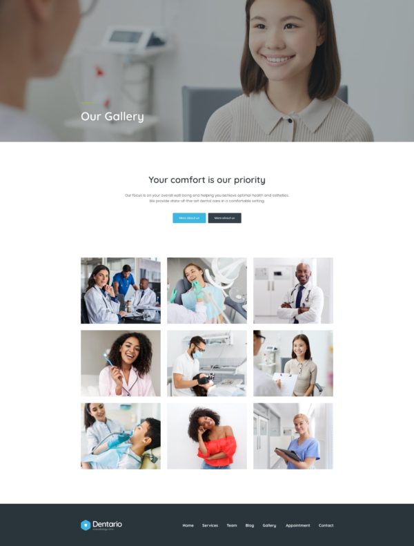 Dentario - Diş Hekimi Tıbbi Elementor Şablon Kiti Dentario - Diş Hekimi Tıbbi Elementor Şablon Kiti