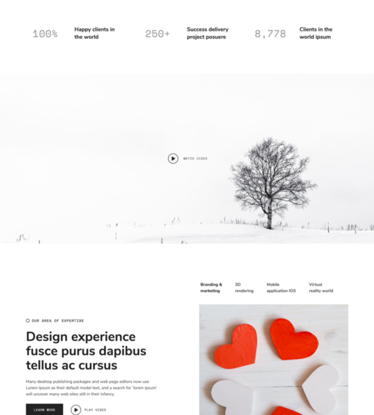 Snobite - Minimal Portföy Elementor Şablonunu Temizle