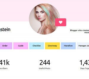 Blogga - İnstagram Blogger Elementor Şablon Kiti