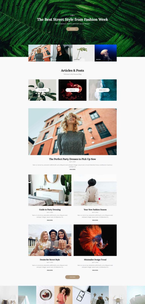 Katelyn - Modern Blog Şablon Kiti Katelyn - Modern Blog Şablon Kiti