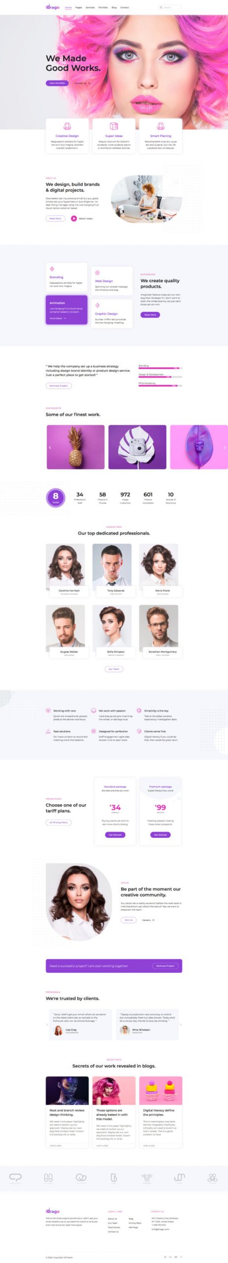 Drago - Yaratıcı Dijital Ajans Elementor Şablonu K Drago - Yaratıcı Dijital Ajans Elementor Şablonu K