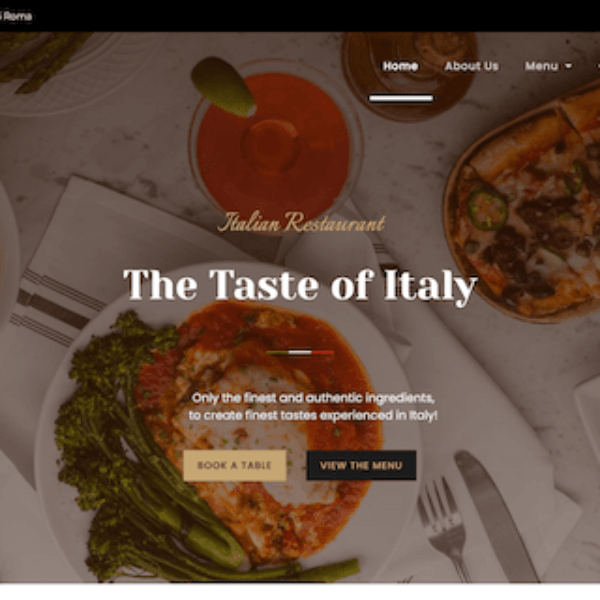 Pizzeria - Trattoria İtalian Restaurant Elementor Te