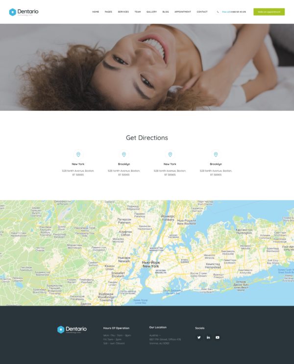 Dentario - Diş Hekimi Tıbbi Elementor Şablon Kiti Dentario - Diş Hekimi Tıbbi Elementor Şablon Kiti