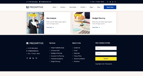 Preemptive - Business Finance Elementor Şablon Kiti Preemptive - Business Finance Elementor Şablon Kiti