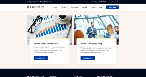 Preemptive - Business Finance Elementor Şablon Kiti Preemptive - Business Finance Elementor Şablon Kiti