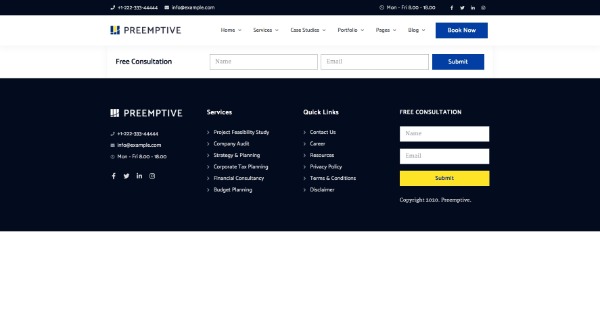 Preemptive - Business Finance Elementor Şablon Kiti Preemptive - Business Finance Elementor Şablon Kiti