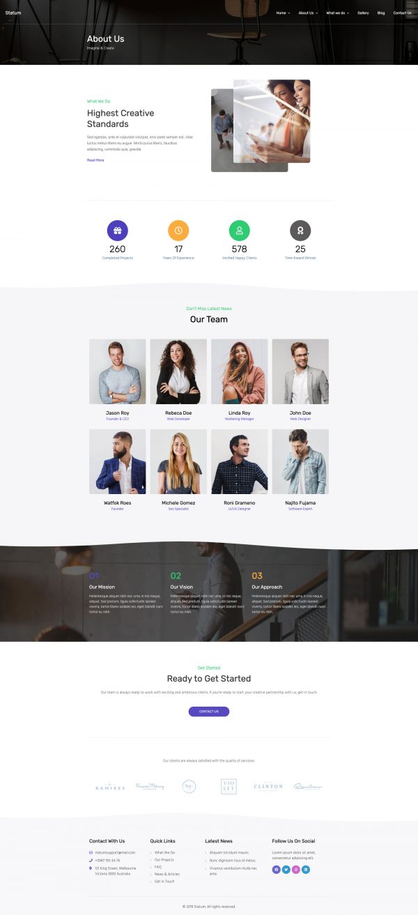 Statum - İş Ajansı Elementor Şablon Kiti