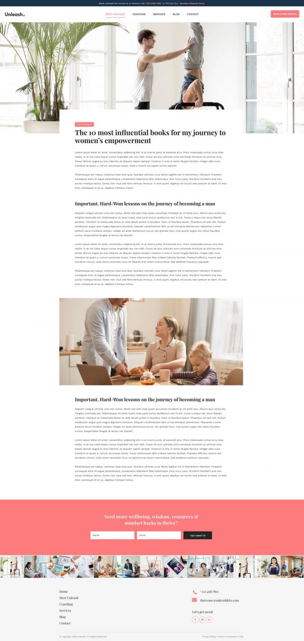 Unleash - Hayat Koçu Şablonu Ki Unleash - Hayat Koçu Şablonu Ki