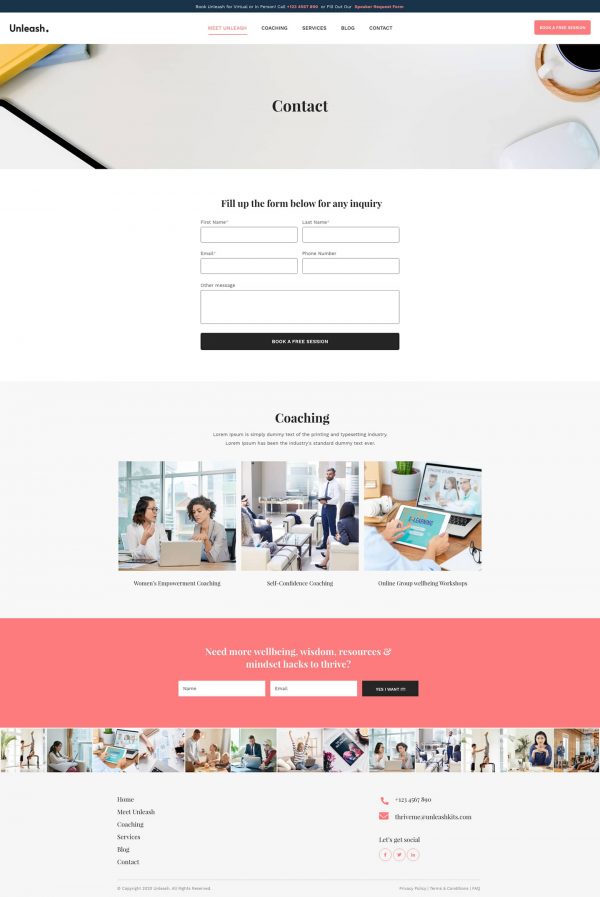 Unleash - Hayat Koçu Şablonu Ki Unleash - Hayat Koçu Şablonu Ki